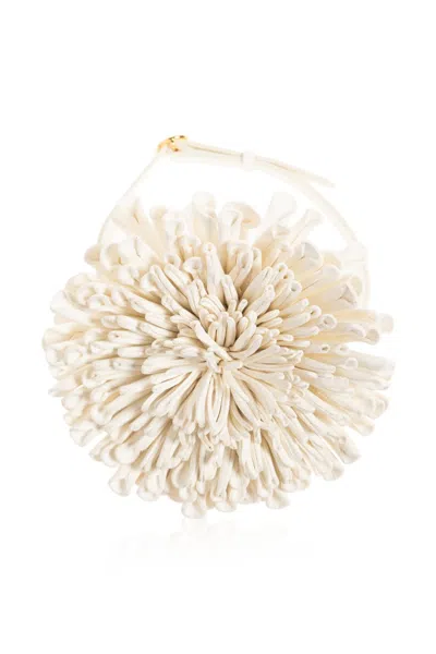 Alaïa Flower Choker In Neutral