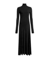 Alaïa Sheer Open-back Turtleneck Jumpsuit In Multi