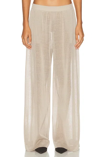 Alaïa Fluid Pant In Neutral