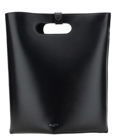 Alaïa Folded Handbag In Black