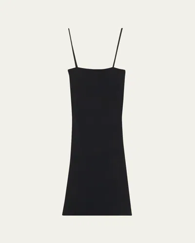Alaïa Form-fitting Cami Dress In Black