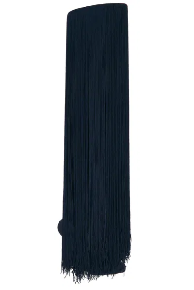 Alaïa Fringe High Sock In Minuit
