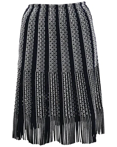 Pre-owned Alaïa Fringed Skirt, Size Fr 38 (authentic Pre-loved)