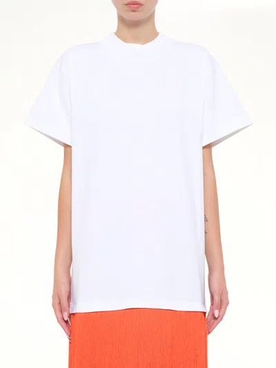 Alaïa Fringed T-shirt In White