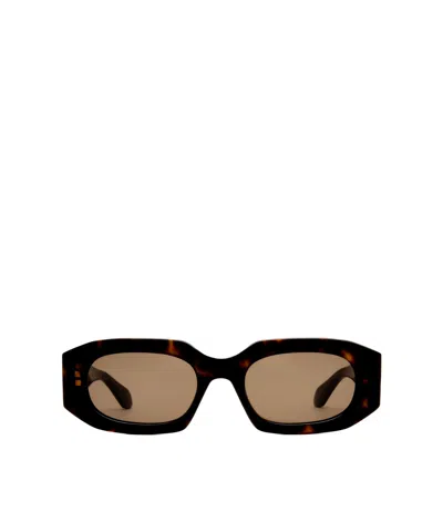 Alaïa Full Frame Sunglasses In Brown