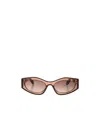 Alaïa Full Frame Sunglasses In Brown
