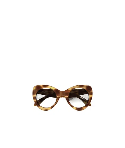 Alaïa Full Frame Sunglasses In Brown