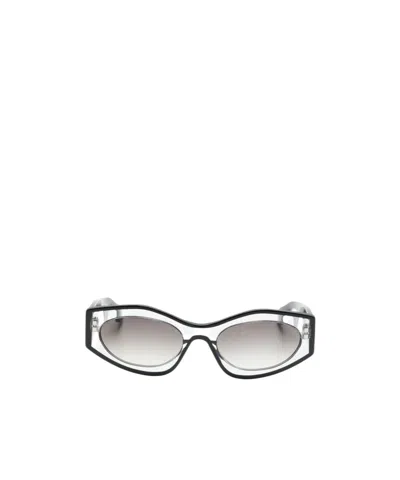Alaïa Full Frame Sunglasses In Gray
