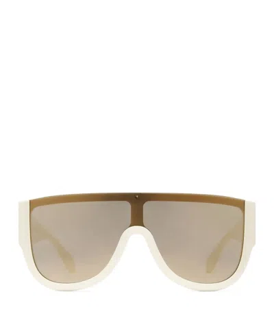 Alaïa Full Frame Sunglasses In Nude