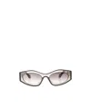 Alaïa Full Frame Sunglasses In Metallic