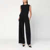 Alaïa Full Jumpsuit With A Belt At The Waist In Black