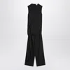 Alaïa Alaia Full Jumpsuit With A Belt At The Waist Women In Black