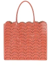 Alaïa Garance 36 Leather Tote In Namibie