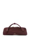 Alaïa Alaìa Burgundy Le Teckel Clutch Bag