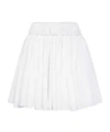 Alaïa Cotton Linen Skirt In White