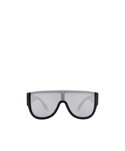 Alaïa Geometric Frame Sunglasses In Gray