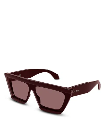 ALAÏA GEOMETRIC SUNGLASSES, 99MM