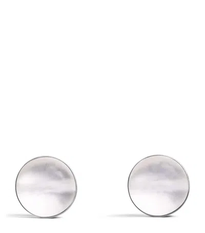 Alaïa Glass Sphere Earrings In Transparent