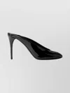Alaïa Glossy Patent Pointed Toe Mules In Black