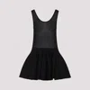 Alaïa Knitted Minidress In Noir Alaia
