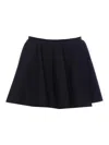 Alaïa Ribbed Flared Mid-rise Wool-blend Mini Skirt