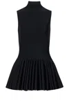 Shop Alaïa Godet Top In Noir Alaia