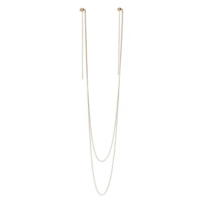 Alaïa Gold Necklaces Women In Metallic