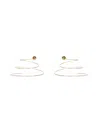 Alaïa Gold Thin Spiral Earrings