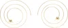 Alaïa Thin Spiral Gold-plated Earrings In 220 - Or