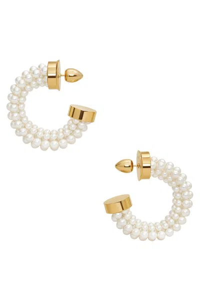 Alaïa Alaia Golden Pearl Earrings