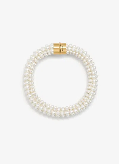 Alaïa Alaia Golden Pearl Necklace