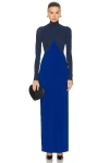 Alaïa Gown Skirt In Bleu De Prusse