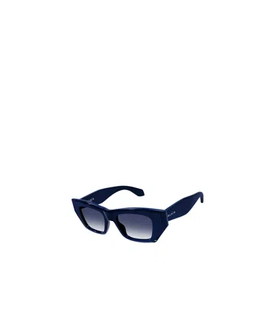 Alaïa Gradually Changing Square Sunglasses In Blue