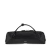 Alaïa Le Teckel Top-handle Bag In Grained Leather In Black