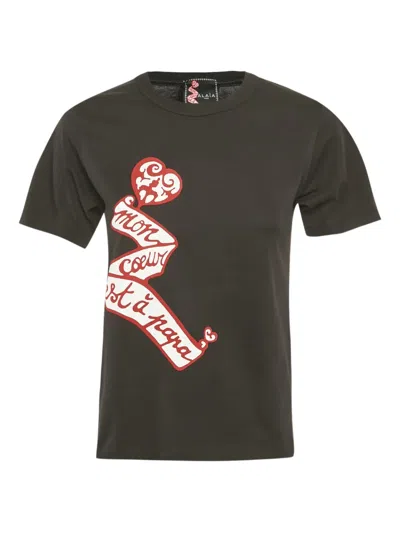 Pre-owned Alaïa Graphic-print T-shirt In Black