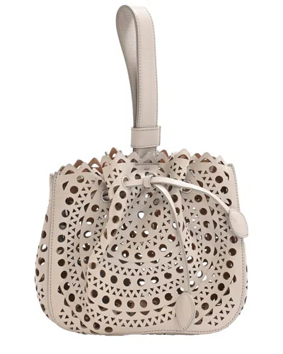 Alaïa Grey Calf Leather Vienne Rose-marie 19 Bracelet Bag (authentic Pre-  Loved) In Neutral