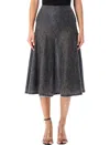 Alaïa Grey Mohair Circular Midi Skirt In Gray