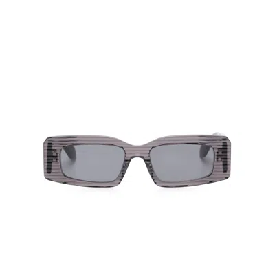 Alaïa Grey Sunglasses Women In Gray