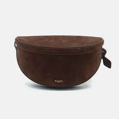 Pre-owned Alaïa Half Moon Shoulder Bag In Brown