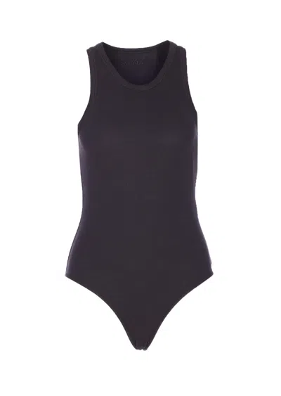 Alaïa Halter Body In Black