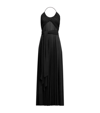 ALAÏA HALTERNECK MAXI DRESS