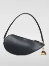 Alaïa Leather Le Demi-coeur Shoulder Bag In Black