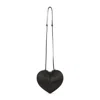 Alaïa Rigid Heart Shaped Shoulder Bag With Hardware In Brown