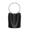 Alaïa Handbag With Metal Ring Handle In Black