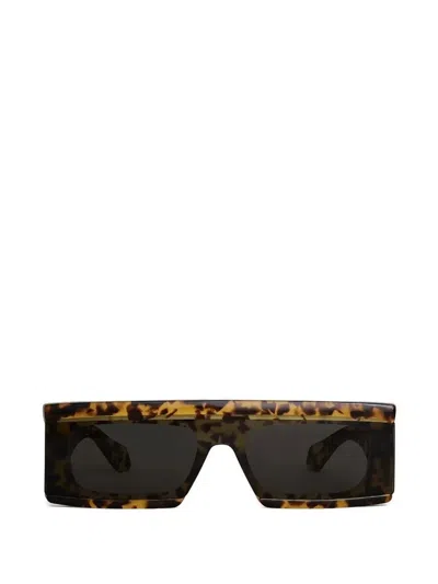 ALAÏA ALAIA HAVANA SQUARE SUNGLASSES