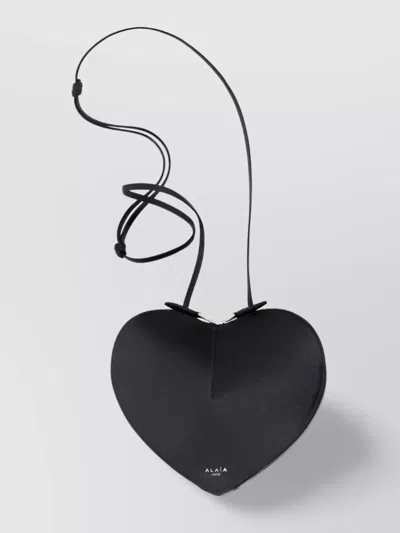 Alaïa Heart Design Calfskin Shoulder Bag
