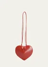 Alaïa Heart Leather Shoulder Bag In Laque