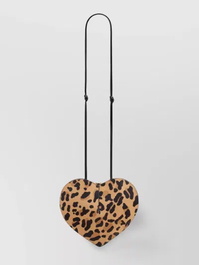 Alaïa Heart Shape Cross-body Bag In Black