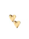 Alaïa Heart-shaped Earrings With Front Split Design In Gold