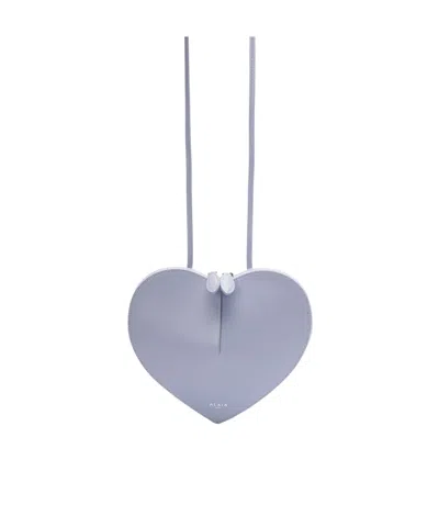 Alaïa Heart-shaped Shoulder Bag In Blue